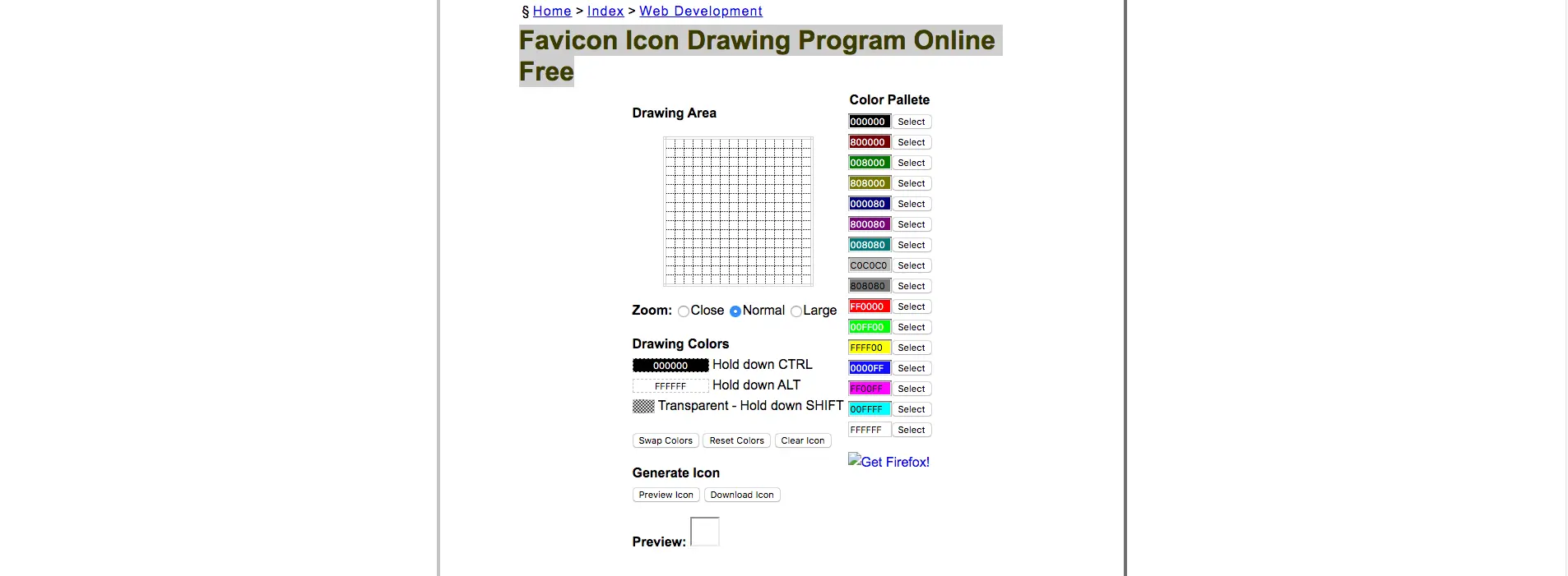 Favicon Icon Drawing Program Online Free