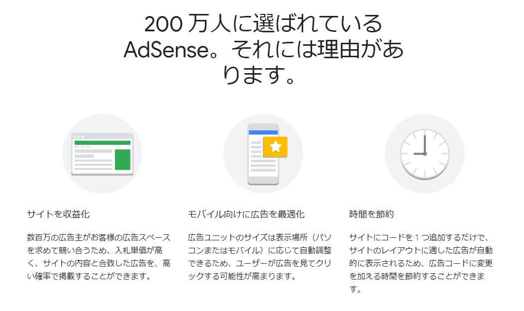 GoogleAdSenseの説明